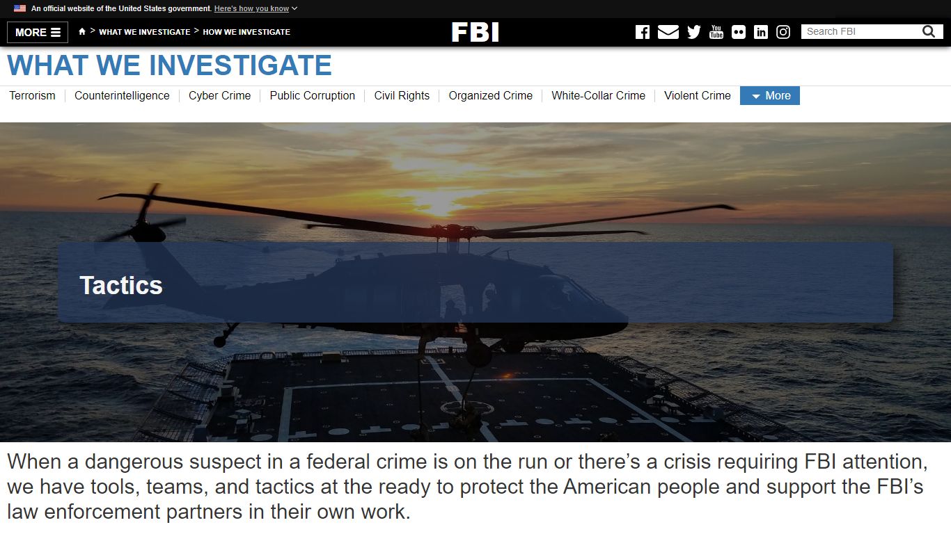 Tactics — FBI